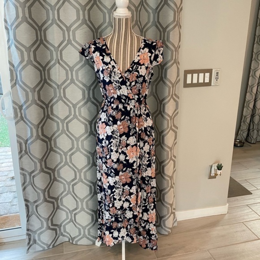 BOG Collective Floral Maxi Dress NWT